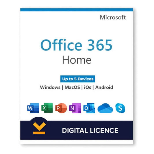 Microsoft 365 Home | (PC/Mac/Таблет) – Лиценз за 5 устройства – Еднократно плащане