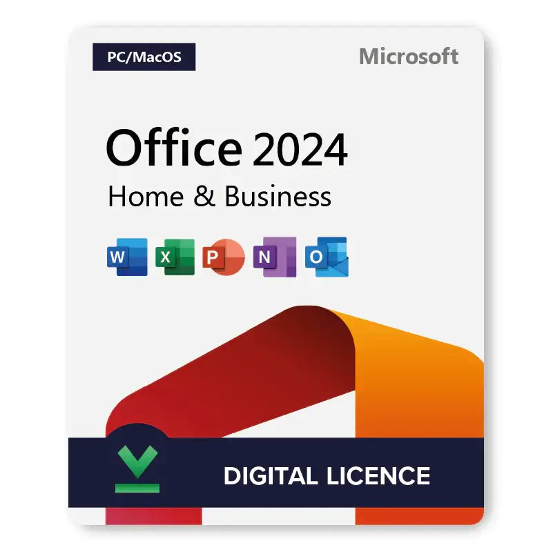 Microsoft Office 2024 лиценз за Home и Business за PC, дигитален лиценз, наличен в BizHelp.