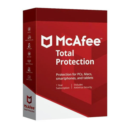 McAfee Total Security 1 ГОДИНА | 10 Устройства – Изтегляне
